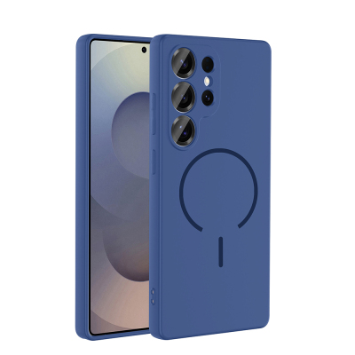 Galaxy S26 Ultra Kılıf M-safe Şarj Özellikli Zore Meta Kapak - Zore