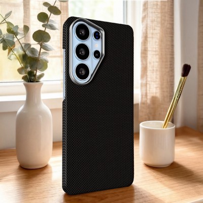 Galaxy S26 Ultra Kılıf M-Safe Şarj Özellikli Zore Paris Zerre Sert PC Kapak - 5