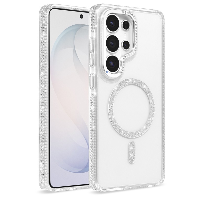 Galaxy S26 Ultra Kılıf M-safe Şarj Özellikli Zore Tera Silikon Kapak - 2