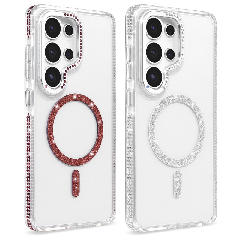 Galaxy S26 Ultra Kılıf M-safe Şarj Özellikli Zore Tera Silikon Kapak - 3