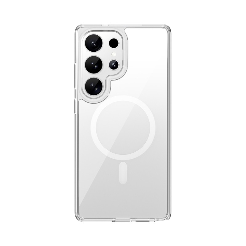 Galaxy S26 Ultra Kılıf Wiwu MCC-101 iShield Pro Serisi M-safe Şarj Özellikli Crystal Sert PC Kapak - 5