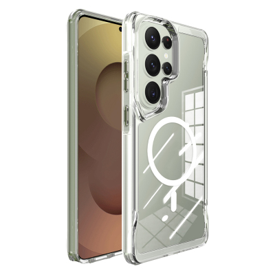 Galaxy S26 Ultra Kılıf Zore M-safe Şarj Özellikli T-Max M-safe Kapak - Zore