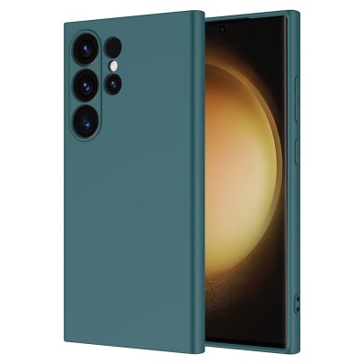 Galaxy S26 Ultra Kılıf Zore Mara Lansman Kapak Koyu Yeşil