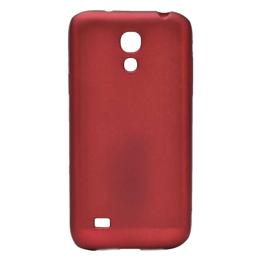 Galaxy S4 Mini Kılıf Zore Premier Silikon Kapak - Kırmızı