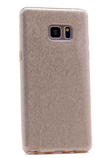 Galaxy S6 Edge Kılıf Zore Shining Silikon - Gold