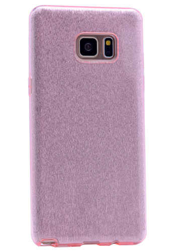 Galaxy S6 Edge Kılıf Zore Shining Silikon - Rose Gold
