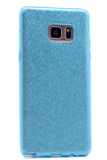 Galaxy S6 Edge Kılıf Zore Shining Silikon - Mavi