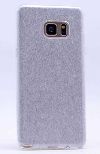 Galaxy S6 Edge Kılıf Zore Shining Silikon - Gümüş