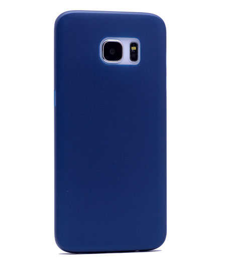 Galaxy S7 Edge Kılıf Zore 1.Kalite PP Silikon - Lacivert