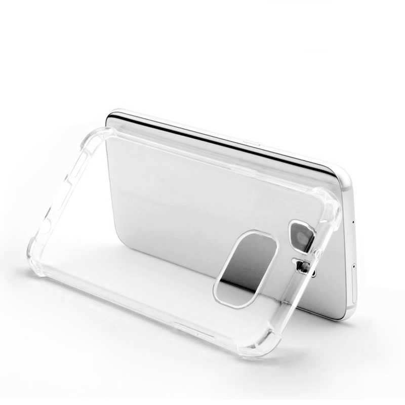 Galaxy S7 Edge Kılıf Zore Nitro Anti Shock Silikon - Renksiz