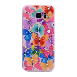 Galaxy S7 Edge Kılıf Zore Pembiş Silikon - Zore