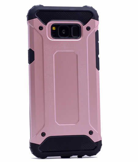 Galaxy S8 Kılıf Zore Crash Silikon Kapak - Rose Gold