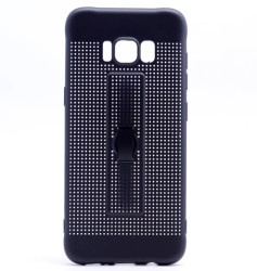 Galaxy S8 Kılıf Zore Jaguar Standlı Silikon - Thumbnail