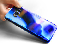 Galaxy S8 Kılıf Zore Renkli Transparan Kapak - Thumbnail