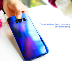 Galaxy S8 Kılıf Zore Renkli Transparan Kapak - Thumbnail