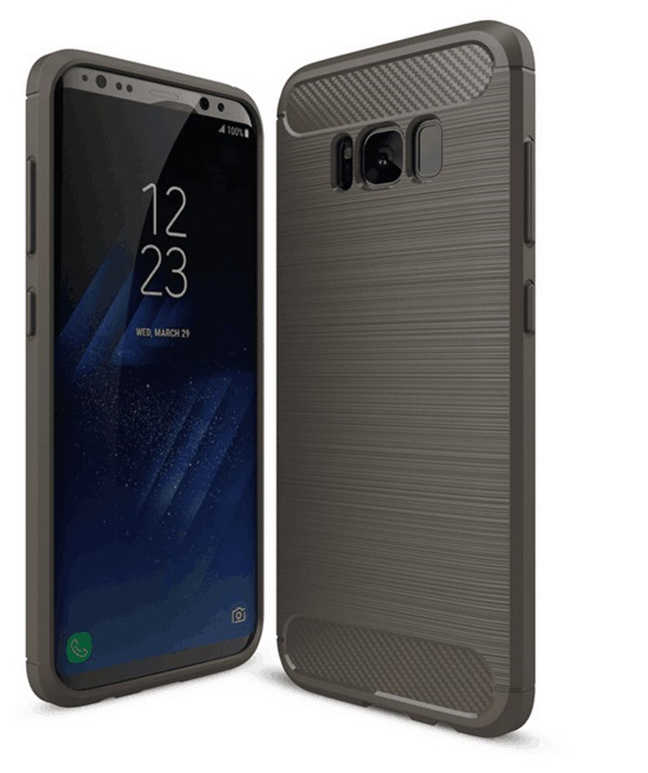 Galaxy S8 Kılıf Zore Room Silikon Kapak - Gri