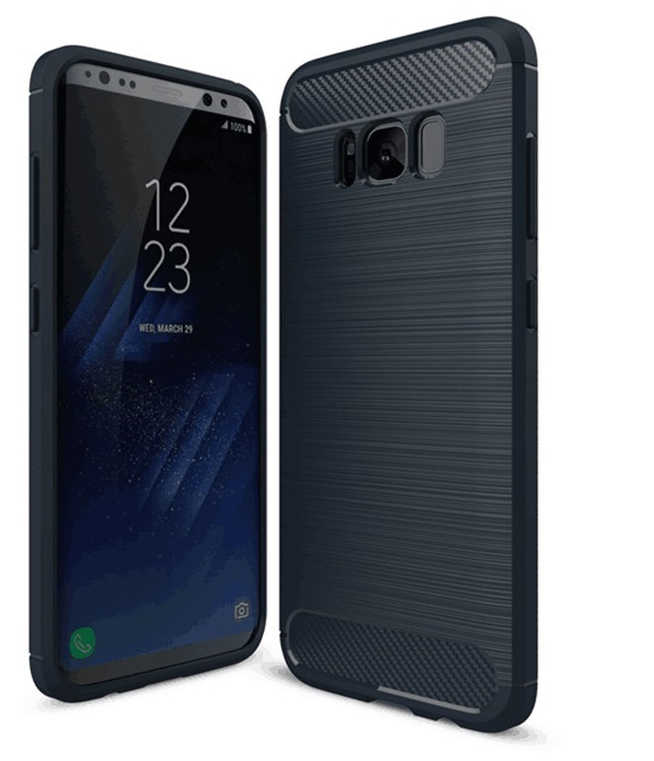 Galaxy S8 Kılıf Zore Room Silikon Kapak - Lacivert