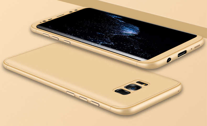 Galaxy S8 Plus Kılıf Zore Ays Kapak - Gold