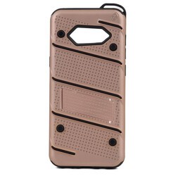 Galaxy S8 Plus Kılıf Zore İron Kapak Rose Gold