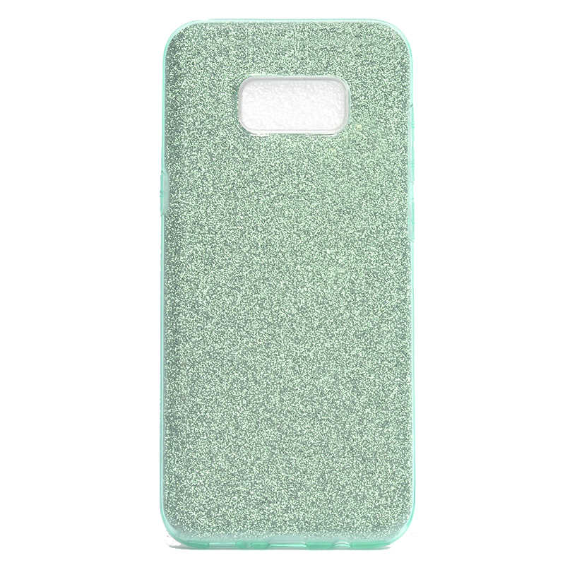 Galaxy S8 Plus Kılıf Zore Shining Silikon - Yeşil