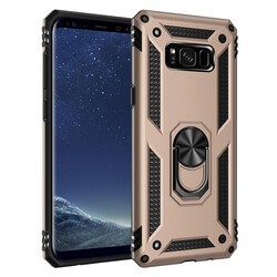 Galaxy S8 Plus Kılıf Zore Vega Kapak Gold