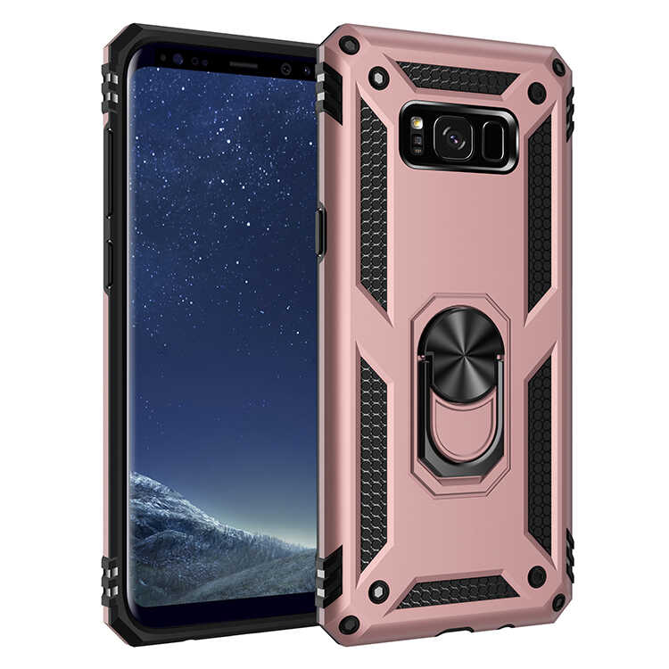 Galaxy S8 Plus Kılıf Zore Vega Kapak - Rose Gold