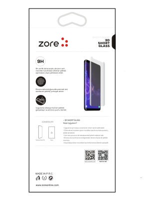 Galaxy S9 Zore 3D Short Glass Ekran Koruyucu - 2