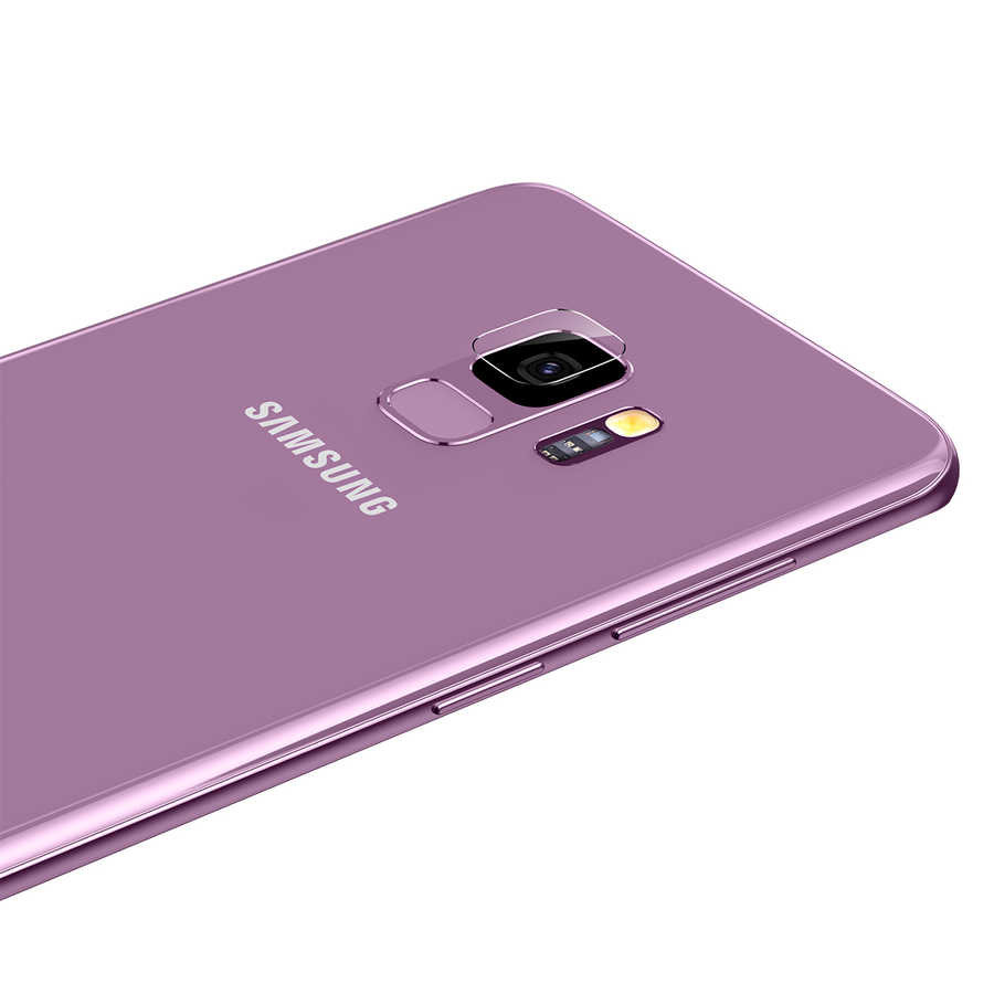 Galaxy S9 Zore Kamera Lens Koruyucu Cam Filmi - Renksiz