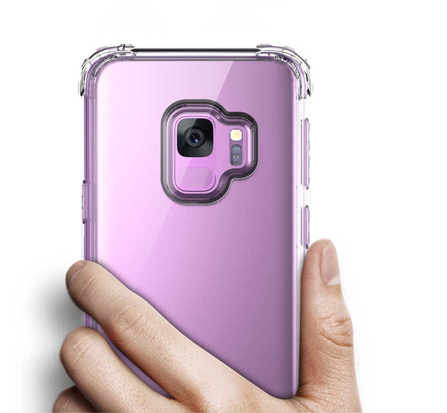 Galaxy S9 Kılıf Zore Nitro Anti Shock Silikon - Renksiz