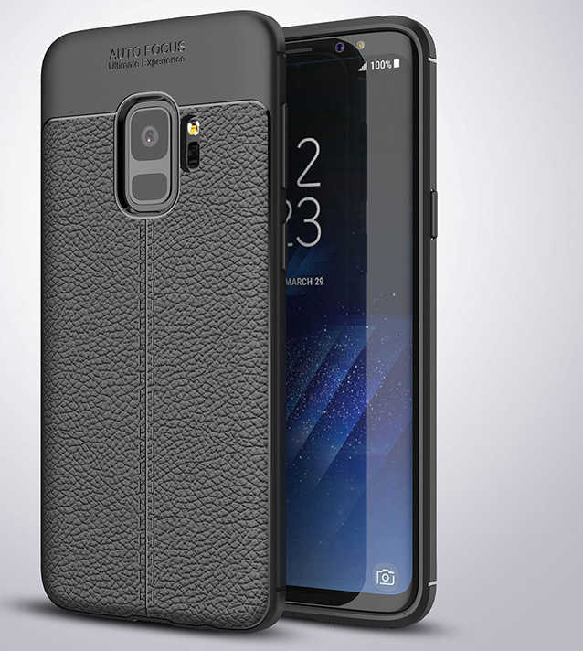 Galaxy S9 Kılıf Zore Niss Silikon Kapak - Siyah
