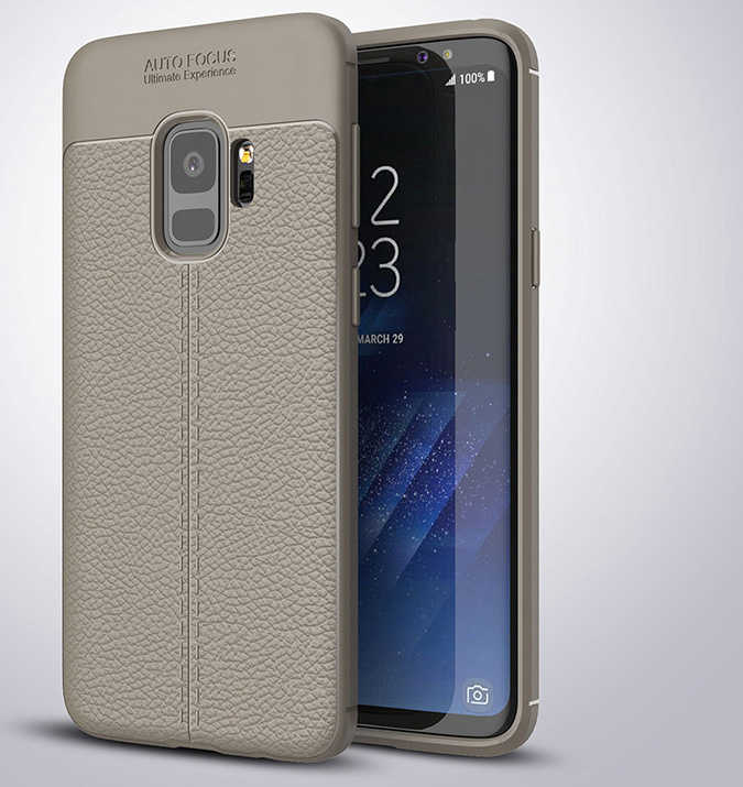Galaxy S9 Kılıf Zore Niss Silikon Kapak - Gri