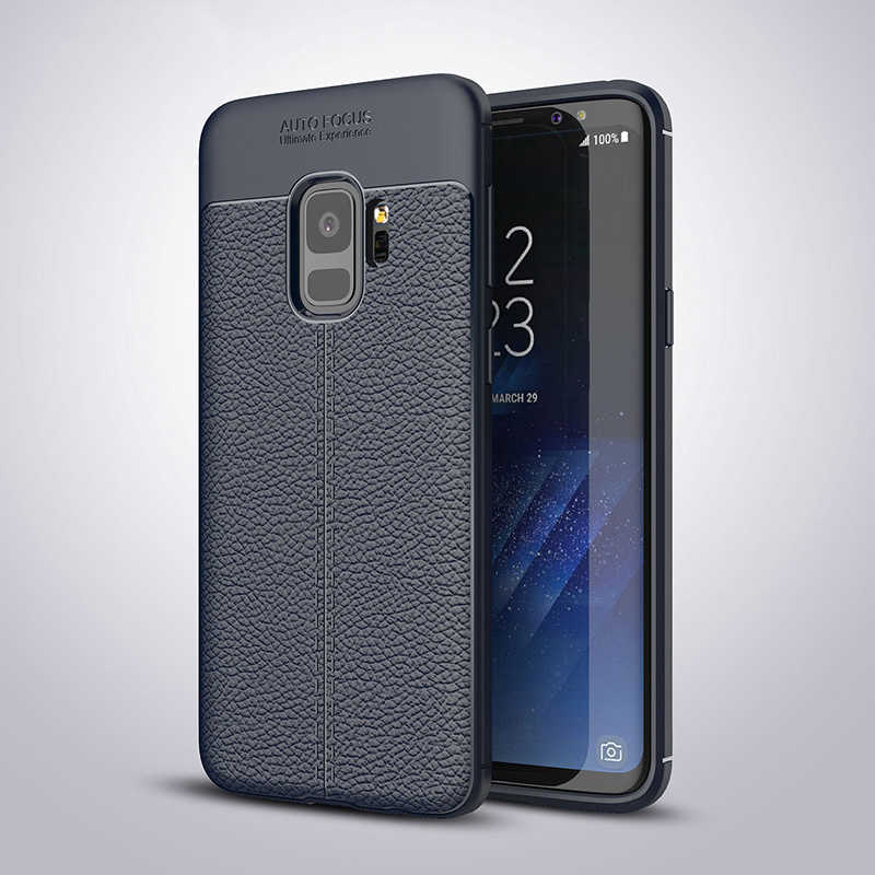 Galaxy S9 Kılıf Zore Niss Silikon Kapak - Lacivert