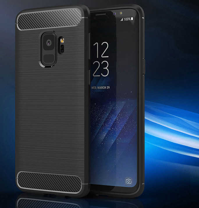 Galaxy S9 Kılıf Zore Room Silikon Kapak - Siyah