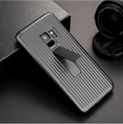 Galaxy S9 Kılıf Zore Wave Standlı Mıknatıslı Kapak - 2