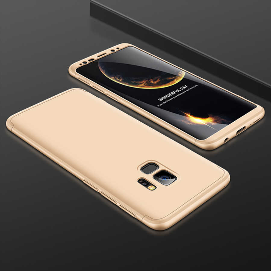 Galaxy S9 Plus Kılıf Zore Ays Kapak - Gold