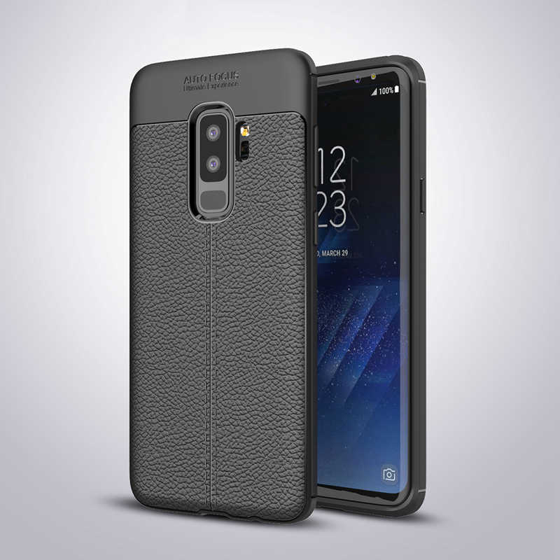 Galaxy S9 Plus Kılıf Zore Niss Silikon Kapak - Siyah