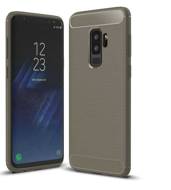 Galaxy S9 Plus Kılıf Zore Room Silikon Kapak - Gri