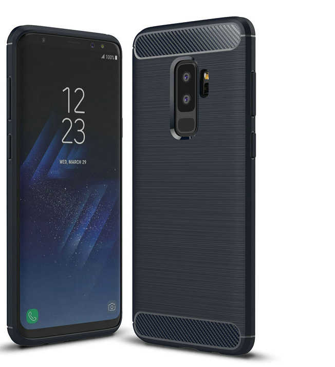 Galaxy S9 Plus Kılıf Zore Room Silikon Kapak - Lacivert