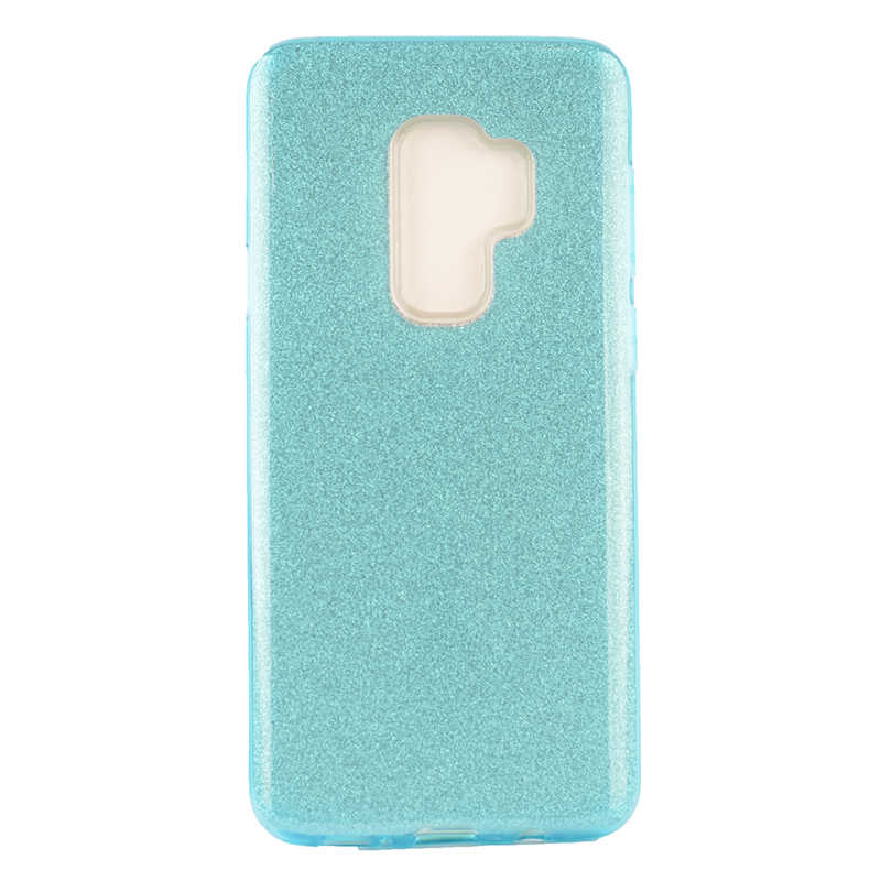 Galaxy S9 Plus Kılıf Zore Shining Silikon - Mavi
