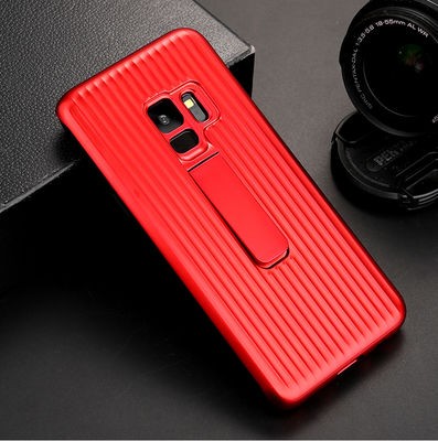 Galaxy S9 Plus Kılıf Zore Wave Standlı Mıknatıslı Kapak - 11