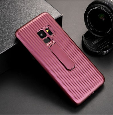 Galaxy S9 Plus Kılıf Zore Wave Standlı Mıknatıslı Kapak - 12