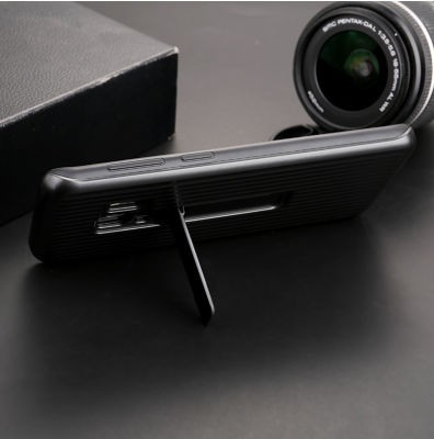 Galaxy S9 Plus Kılıf Zore Wave Standlı Mıknatıslı Kapak - 3