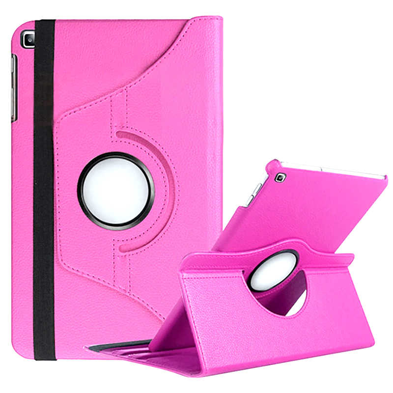 Galaxy Tab A 8.0 (2019) T290 Zore Dönebilen Standlı Kılıf - Pembe Açık