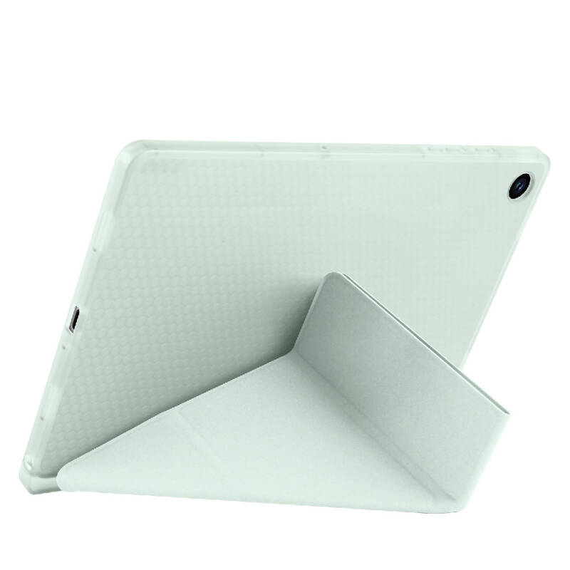 Galaxy Tab A11 Case – Zore Tri-Fold Stand Case with Pen Slot - 57