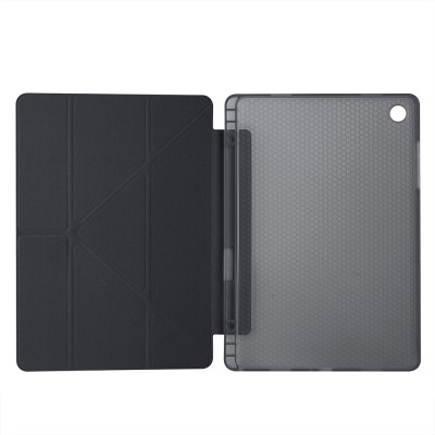 Galaxy Tab A11 Plus Case Zore Tri Folding Stand Case with Pen Compartment - 43