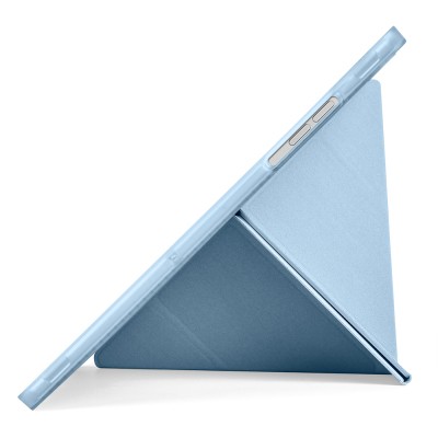 Galaxy Tab A11 Plus Case Zore Tri Folding Stand Case with Pen Compartment - 55