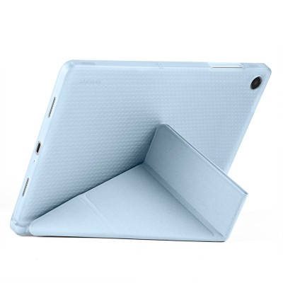 Galaxy Tab A11 Plus Case Zore Tri Folding Stand Case with Pen Compartment - 66