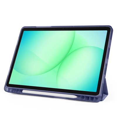 Galaxy Tab A11 Plus Case Zore Tri Folding Stand Case with Pen Compartment - 34