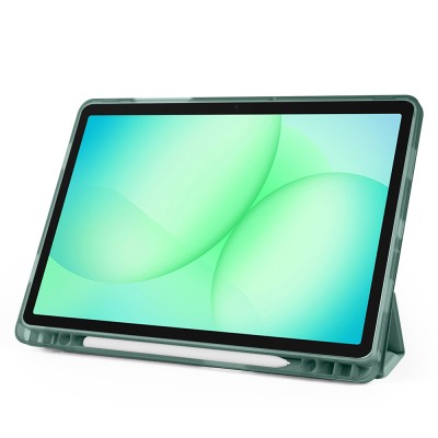 Galaxy Tab A11 Plus Case Zore Tri Folding Stand Case with Pen Compartment - 29
