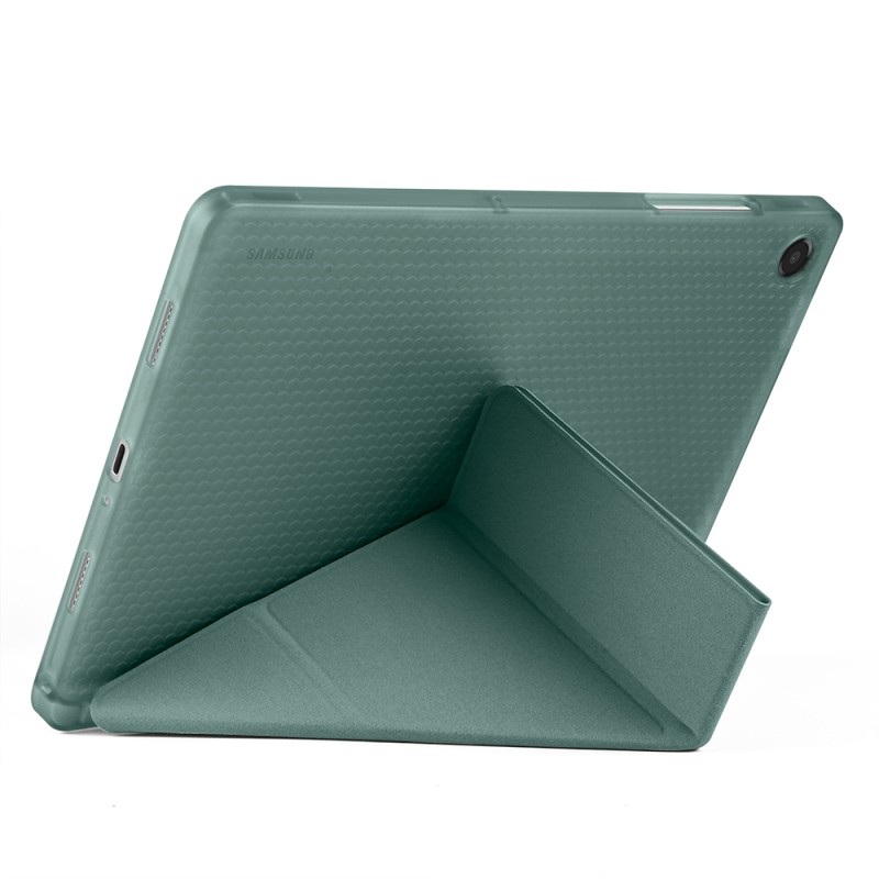 Galaxy Tab A11 Plus Case Zore Tri Folding Stand Case with Pen Compartment - 64